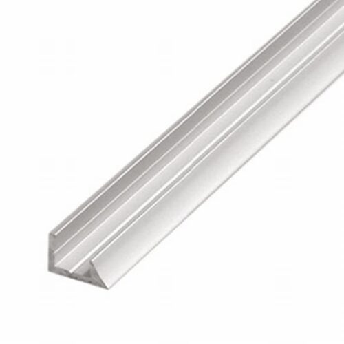 Aluminium achterwandprofiel - keukenrepareren.nl Achterwandprofiel aluminium: lang aluminium profiel met sleuf en schuine rand