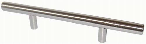 B010-Greep-72-afst.128mmL.188mm-RVS-look-1 Greep keukenkast 128mm RVS-look: staafgreep 72 van 188 mm op twee pootjes