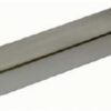 Buis tube 1000 mm: vierkante buis 18 × 18 mm in RVS-look met eindstukken