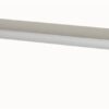 Greep keukenkast 128mm SHAPE: greep met vlakke bovenkant op twee blokvoeten, aluminium mat