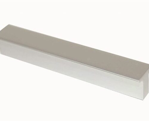 B023 Greep FW35644 afst.128mm Aluminium Mat Greep keukenkast 128mm FW35644: laag aluminium greepprofiel met schuine greeprand