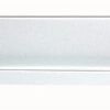 Greep keukenkast 128mm 743Z: ingelaten greepkom in aluminium mat met opstaande randen