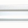 Inkapgreep 160mm zilver mat: rechthoekige greepkom die in het front valt