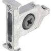 Blum frontbevestiging TBX Antaro: grijze frontbevestiging van zink-aluminium met kruiskopschroef