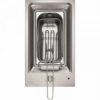 Candy PFR300X: RVS-inbouwfriteuse met frituurmandje en handgreep, draaiknop en controlelampje