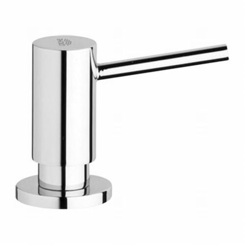 Grohe Cosmopolitan chroom: zeepdispenser 40535 met ronde kop en gebogen uitloop
