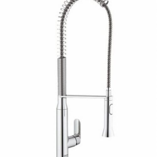 Grohe K7 32950 keukenkraan in chroom met hoge gastroveer en uitneembare spoeldouche