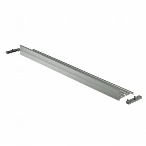 Kessebohmer plankbegrenzer 560x70: donkergrijs profiel voor een wasemkapkast van 600 mm