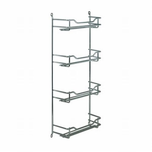 Kruidenrek chroom met vier etages voor 4 × 3 kruidenpotjes