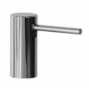 Quooker Nordic chroom: cilindervormige zeepdispenser met rechte uitloop