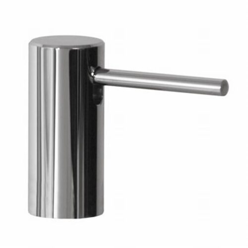 Quooker Nordic chroom: cilindervormige zeepdispenser met rechte uitloop