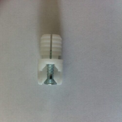 Reling onderdeel Hettich Innotech plug 10mm Hettich Innotech plug 10 mm: witte relingplug met kruiskopschroef