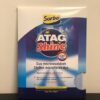 Sorbo ATAG Shine microvezel duodoek in de verpakking, met een stukje doek zichtbaar door het venster