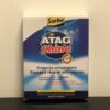 Sorbo ATAG Shine krasvrije schuurspons in de verpakking, met de tekst speciaal voor oven, magnetron en keramische kookplaten