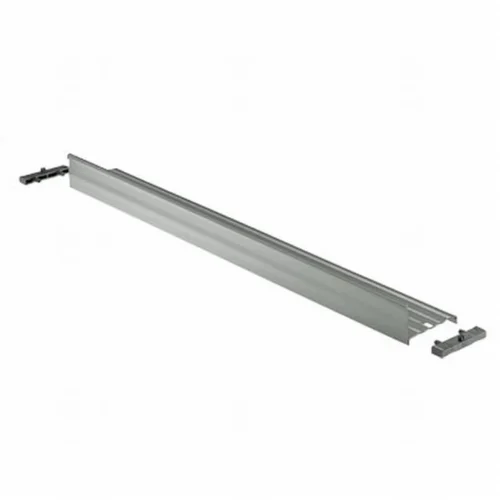 Kessebohmer plankbegrenzer 860x70: donkergrijs profiel met twee eindkapjes