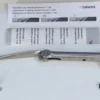 Kinvaro schaarstuk metaal T-105 rechts: metalen schaararm met Grass-instructiekaart, bevestigingsplaatje en zwarte afdekkap